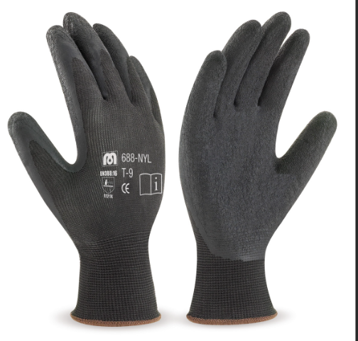 Imagen de GUANTE RECUBRIMIENTO NITRILO NEGRO TALLA10